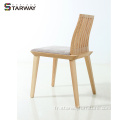 Chaise en bois massif design antique chaise à manger